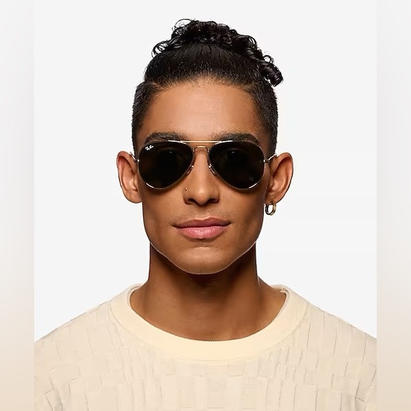 rayban rb3025 aviator large metal gold unisex - Picture 4 of 4
